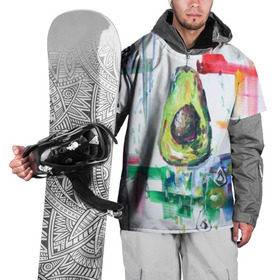 Накидка на куртку 3D с принтом Авокадо авангард в Белгороде, 100% полиэстер |  | авокадо | веган | девушкам | здоровое питание | здоровье | люблю авокадо | овощи | пп | стильно | сыроед | фрукты