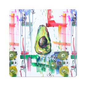 Магнит виниловый Квадрат с принтом Авокадо авангард в Белгороде, полимерный материал с магнитным слоем | размер 9*9 см, закругленные углы | авокадо | веган | девушкам | здоровое питание | здоровье | люблю авокадо | овощи | пп | стильно | сыроед | фрукты