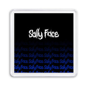 Магнит 55*55 с принтом Sally Face (24) в Белгороде, Пластик | Размер: 65*65 мм; Размер печати: 55*55 мм | Тематика изображения на принте: face | fisher | larry johnson | mask | sally | sally face | sally fisher | демоны | духи | маска | призраки | салли | салли фейс | салли фишер | фейс