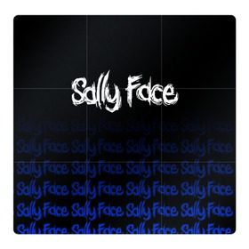 Магнитный плакат 3Х3 с принтом Sally Face (24) в Белгороде, Полимерный материал с магнитным слоем | 9 деталей размером 9*9 см | face | fisher | larry johnson | mask | sally | sally face | sally fisher | демоны | духи | маска | призраки | салли | салли фейс | салли фишер | фейс