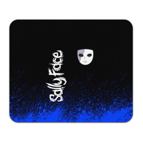 Коврик для мышки прямоугольный с принтом Sally Face (26) в Белгороде, натуральный каучук | размер 230 х 185 мм; запечатка лицевой стороны | face | fisher | larry johnson | mask | sally | sally face | sally fisher | демоны | духи | маска | призраки | салли | салли фейс | салли фишер | фейс