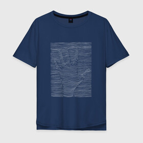 Мужская футболка хлопок Oversize с принтом Оптическая Иллюзия в Белгороде, 100% хлопок | свободный крой, круглый ворот, “спинка” длиннее передней части | абстракция | иллюзии | иллюзия | обман | рука