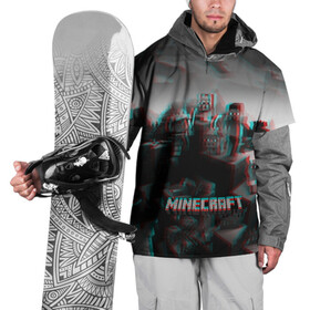 Накидка на куртку 3D с принтом MINECRAFT GLITCH в Белгороде, 100% полиэстер |  | blade | blocks | creeper | cubes | game | ken | mine craft | minecraft | mobs | sword | игры | крипер | майн крафт | майнкрафт | моб
