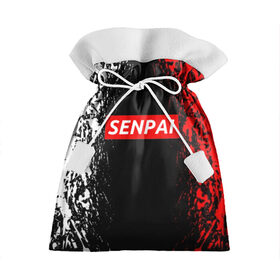 Подарочный 3D мешок с принтом SENPAI в Белгороде, 100% полиэстер | Размер: 29*39 см | ahegao | anime | kawai | kowai | oppai | otaku | senpai | sugoi | waifu | yandere | аниме | ахегао | ковай | культура | отаку | сенпай | тренд | яндере