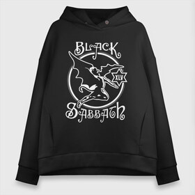 Женское худи Oversize хлопок с принтом Black Sabbath в Белгороде, френч-терри — 70% хлопок, 30% полиэстер. Мягкий теплый начес внутри —100% хлопок | боковые карманы, эластичные манжеты и нижняя кромка, капюшон на магнитной кнопке | black sabbath | hard rock | heavy metal | блэк сабат | группы | метал | музыка | оззи осборн | рок | хард рок | хэви метал