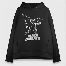 Женское худи Oversize хлопок с принтом Black Sabbath в Белгороде, френч-терри — 70% хлопок, 30% полиэстер. Мягкий теплый начес внутри —100% хлопок | боковые карманы, эластичные манжеты и нижняя кромка, капюшон на магнитной кнопке | black sabbath | hard rock | heavy metal | блэк сабат | группы | метал | музыка | оззи осборн | рок | хард рок | хэви метал