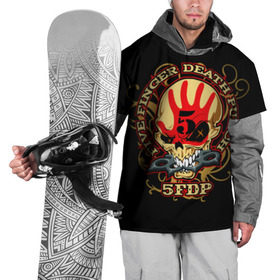 Накидка на куртку 3D с принтом Five Finger Death Punch в Белгороде, 100% полиэстер |  | Тематика изображения на принте: 5fdp | ffdp | five finger death punch | metal | альтернатива | группы | метал | музыка | хеви метал