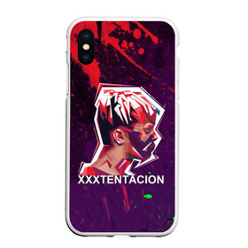 Чехол для iPhone XS Max матовый с принтом XXXTENTACION в Белгороде, Силикон | Область печати: задняя сторона чехла, без боковых панелей | bad | dead | death | rap | revenge | rip | usa | xxxtentacion | зарубежный реп | ревендж | реп