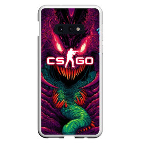 Чехол для Samsung S10E с принтом CS GO Hyper Beast в Белгороде, Силикон | Область печати: задняя сторона чехла, без боковых панелей | 2019 | computer game | counter strike | cs | cs go | csgo | dota | dota2 | game | howl | hyperbeast | warning | автомат | вой | го | игрок | компьютерная игра | контр страйк | контра | кс | оружие | турнир