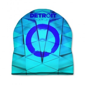 Шапка 3D с принтом Detroit: Вecome Human в Белгороде, 100% полиэстер | универсальный размер, печать по всей поверхности изделия | 3d | cтать человеком | detroit city | detroit: вecome human | игра | интерактивная | квест | кинематограф | приключения | франция