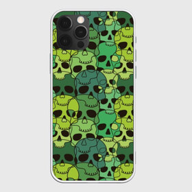 Чехол для iPhone 12 Pro Max с принтом Зеленые черепа в Белгороде, Силикон |  | anger | black | death | drawing | green | horror | illustration | lime | look | marsh | scary | skull | terrible | болотный | взгляд | зеленый | злость | иллюстрация | рисунок | салатовый | страшный | ужас | ужасный | черепа | черный