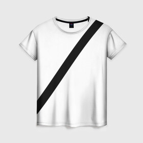 Женская футболка 3D с принтом Пристегнутый ремень в Белгороде, 100% полиэфир ( синтетическое хлопкоподобное полотно) | прямой крой, круглый вырез горловины, длина до линии бедер | авто | автомобили | машина | пристегнутый ремень | ремень | транспорт