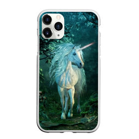 Чехол для iPhone 11 Pro матовый с принтом Единорог в Белгороде, Силикон |  | animal | beautiful | blue | fantasy | green | hooves | horn | horse | magi | mushrooms | nature | night | unicorn | white | белый | волшебство | грибы | грива | единорог | животное | зеленый | иллюстрация | копыта | лес | лошадь | мифология | но