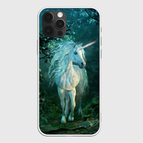 Чехол для iPhone 12 Pro Max с принтом Единорог в Белгороде, Силикон |  | animal | beautiful | blue | fantasy | green | hooves | horn | horse | magi | mushrooms | nature | night | unicorn | white | белый | волшебство | грибы | грива | единорог | животное | зеленый | иллюстрация | копыта | лес | лошадь | мифология | но