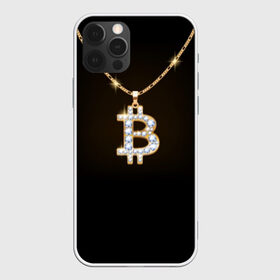 Чехол для iPhone 12 Pro Max с принтом Бриллиантовый биткоин в Белгороде, Силикон |  | Тематика изображения на принте: bitcoin | black | chain | color | diamond | emblem | gold | golden | hip hop | logo | luxury | money | style | symbol | алмаз | блеск | блестящий | бриллиант | валюта | деньги | знак | золото | золотой | криптовалюта | кулон | логотип | люкс | роскошь | с