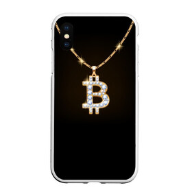 Чехол для iPhone XS Max матовый с принтом Бриллиантовый биткоин в Белгороде, Силикон | Область печати: задняя сторона чехла, без боковых панелей | bitcoin | black | chain | color | diamond | emblem | gold | golden | hip hop | logo | luxury | money | style | symbol | алмаз | блеск | блестящий | бриллиант | валюта | деньги | знак | золото | золотой | криптовалюта | кулон | логотип | люкс | роскошь | с