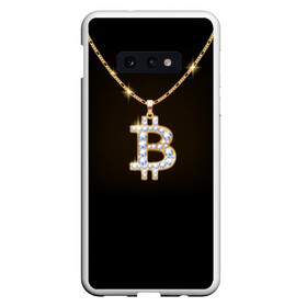 Чехол для Samsung S10E с принтом Бриллиантовый биткоин в Белгороде, Силикон | Область печати: задняя сторона чехла, без боковых панелей | bitcoin | black | chain | color | diamond | emblem | gold | golden | hip hop | logo | luxury | money | style | symbol | алмаз | блеск | блестящий | бриллиант | валюта | деньги | знак | золото | золотой | криптовалюта | кулон | логотип | люкс | роскошь | с