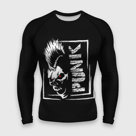 Мужской рашгард 3D с принтом Punk в Белгороде,  |  | anarchy | anger | black | emblem | hair | hairstyle | horror | illustration | look | mohawk | punk | red | scar | scary | skull | terrible | white | анархия | белый | взгляд | волосы | злость | иллюстрация | ирокез | красный | панк | прическа | страшный |