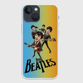 Чехол для iPhone 13 mini с принтом The Beatles в Белгороде,  |  | Тематика изображения на принте: george harrison | john lennon | paul mccartney | psychedelic rock | ringo starr | the beatles | англия | ансамбль | джон леннон | джордж харрисон | пол маккартни | психоделический рок | ринго старр