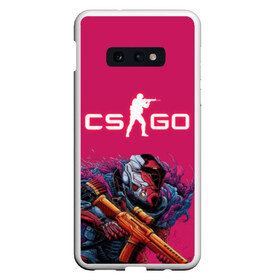 Чехол для Samsung S10E с принтом CS GO Hyper Beast в Белгороде, Силикон | Область печати: задняя сторона чехла, без боковых панелей | 2019 | computer game | counter strike | cs | cs go | csgo | dota | dota2 | game | howl | hyperbeast | warning | автомат | вой | го | игрок | компьютерная игра | контр страйк | контра | кс | оружие | турнир