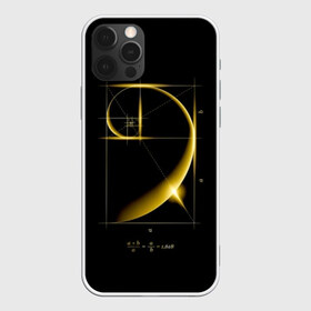 Чехол для iPhone 12 Pro Max с принтом Золотое сечение в Белгороде, Силикон |  | black | development | equation | formula | gold | golden | ideal | perfection | proportion | section | spiral | золото | золотое | идеальная | пропорция | развитие | сечение | совершенство | спираль | уравнение | формула | черный