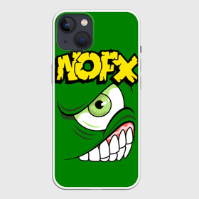 Чехол для iPhone 13 с принтом NOFX в Белгороде,  |  | Тематика изображения на принте: hardcore | nofx | punk | группы | музыка | панк | панк рок | рок | ска панк | скейт панк