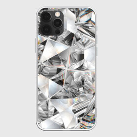 Чехол для iPhone 12 Pro Max с принтом Бриллиантовый блеск в Белгороде, Силикон |  | cut | diamond | gem | glitter | jewel | kaleidoscope | luxury | shine | sparkle | white | алмаз | белый | блеск | бриллиант | диамант | драгоценность | драгоценный камень | калейдоскоп | люкс | огранка | роскошь | сверкать | сияние