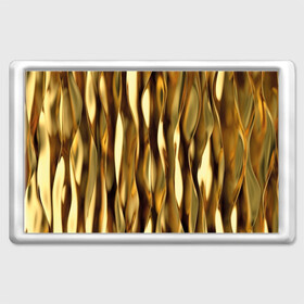 Магнит 45*70 с принтом Золотые волны в Белгороде, Пластик | Размер: 78*52 мм; Размер печати: 70*45 | Тематика изображения на принте: abstraction | cool | glitter | gold | lines | luxury | metal | ribbons | shine | texture | абстракция | блеск | волны | золото | круто | ленты | линии | металл | прикольно | роскошь | сиять | текстура