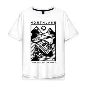 Мужская футболка хлопок Oversize с принтом Northlane в Белгороде, 100% хлопок | свободный крой, круглый ворот, “спинка” длиннее передней части | discoveries | mesmer | node | northlane | singularity | группы | метал | музыка | рок