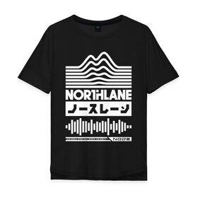 Мужская футболка хлопок Oversize с принтом Northlane в Белгороде, 100% хлопок | свободный крой, круглый ворот, “спинка” длиннее передней части | discoveries | mesmer | node | northlane | singularity | группы | метал | музыка | рок