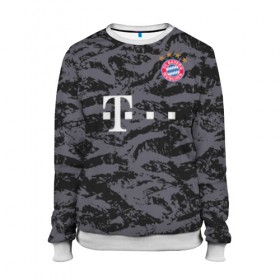 Женский свитшот 3D с принтом Bayern away gk 18-19 в Белгороде, 100% полиэстер с мягким внутренним слоем | круглый вырез горловины, мягкая резинка на манжетах и поясе, свободная посадка по фигуре | bayern | champions league | germany | munchen | бавария | германия | левандовски | лига чемпинов | мюнхен | нойер | рибери | роббен