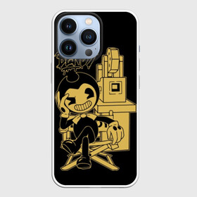 Чехол для iPhone 13 Pro с принтом Bendy And The Ink Machine (40) в Белгороде,  |  | Тематика изображения на принте: bendy | bendy and the ink machine | devil | game | horror | ink | mask | бенди | бенди и чернильная машина | краска | чернила