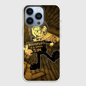 Чехол для iPhone 13 Pro с принтом Bendy And The Ink Machine (42) в Белгороде,  |  | Тематика изображения на принте: bendy | bendy and the ink machine | devil | game | horror | ink | mask | бенди | бенди и чернильная машина | краска | чернила