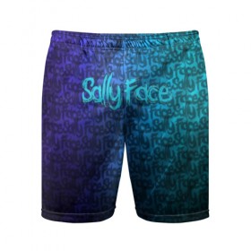 Мужские шорты 3D спортивные с принтом Sally Face (Pattern). в Белгороде,  |  | 2019 | 3d | pattern | sally face | tekstura | абстракция | градиент | игра | лого | логотип | надпись | паттерн | стиль | текстура