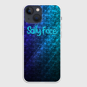 Чехол для iPhone 13 mini с принтом Sally Face (Pattern). в Белгороде,  |  | 2019 | 3d | pattern | sally face | tekstura | абстракция | градиент | игра | лого | логотип | надпись | паттерн | стиль | текстура