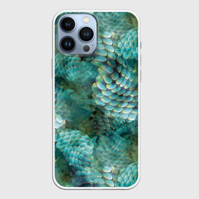 Чехол для iPhone 13 Pro Max с принтом Чешуя русалки в Белгороде,  |  | blue | color | fish | gray | green | mermaid | neyad | pattern | scales | sea | siren | skin | turquoise | wallpaper | water | бирюзовый | вода | зеленый | кожа | море | неяда | обои | паттерн | русалка | рыба | серый | сирена | цвет | чешуя