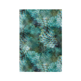 Обложка для паспорта матовая кожа с принтом Чешуя русалки в Белгороде, натуральная матовая кожа | размер 19,3 х 13,7 см; прозрачные пластиковые крепления | Тематика изображения на принте: blue | color | fish | gray | green | mermaid | neyad | pattern | scales | sea | siren | skin | turquoise | wallpaper | water | бирюзовый | вода | зеленый | кожа | море | неяда | обои | паттерн | русалка | рыба | серый | сирена | цвет | чешуя