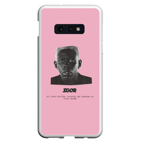 Чехол для Samsung S10E с принтом Tyler The Creator (IGOR) в Белгороде, Силикон | Область печати: задняя сторона чехла, без боковых панелей | Тематика изображения на принте: bomb | boy | cherry | creator | flower | igor | rap | tayler | the | tyler | альбом | игорь | криэйтор | музыка | реп | рэп | тайлер