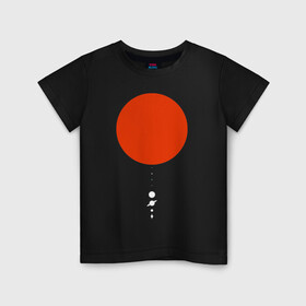 Детская футболка хлопок с принтом Солнечная система в Белгороде, 100% хлопок | круглый вырез горловины, полуприлегающий силуэт, длина до линии бедер | арт | земля | космос | луна | планеты | сатурн | солнце | юпитер