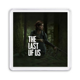 Магнит 55*55 с принтом THE LAST OF US в Белгороде, Пластик | Размер: 65*65 мм; Размер печати: 55*55 мм | gamer | player | stels | the last of us | the last of us part 2 | бегун | джоэл | каннибалы | охотники | сталкер | топляк | цикады | щелкун | элли