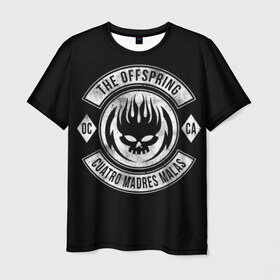 Мужская футболка 3D с принтом Offspring в Белгороде, 100% полиэфир | прямой крой, круглый вырез горловины, длина до линии бедер | Тематика изображения на принте: offspring | ofspring | punk | rock | the offspring | группы | музыка | офспринг | оффспринг | панк | рок