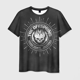 Мужская футболка 3D с принтом Offspring в Белгороде, 100% полиэфир | прямой крой, круглый вырез горловины, длина до линии бедер | offspring | ofspring | punk | rock | the offspring | группы | музыка | офспринг | оффспринг | панк | рок