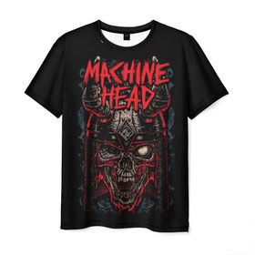 Мужская футболка 3D с принтом Machine Head в Белгороде, 100% полиэфир | прямой крой, круглый вырез горловины, длина до линии бедер | heavy metal | machine head | metal | грув метал | группы | метал | музыка | рок | трэш метал | хэви метал