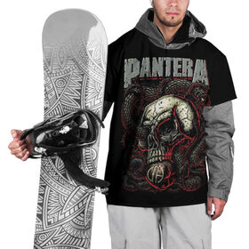 Накидка на куртку 3D с принтом Pantera в Белгороде, 100% полиэстер |  | cowboys from hell | heavy metal | metal | pantera | глэм метал | грув метал | группы | метал | музыка | пантера | рок | хєви метал
