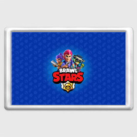 Магнит 45*70 с принтом BRAWL STARS в Белгороде, Пластик | Размер: 78*52 мм; Размер печати: 70*45 | Тематика изображения на принте: brawl | bull | colt | crow | el primo | game | games | leon | moba | online | penny | poco | shelly | spike | star | stars | wanted | брав | бравл | браво | звезда | звезды | игра | игры | лого | моба | онлайн | старс