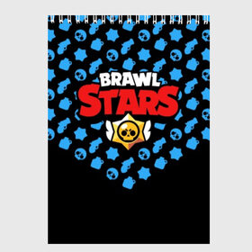 Скетчбук с принтом BRAWL STARS в Белгороде, 100% бумага
 | 48 листов, плотность листов — 100 г/м2, плотность картонной обложки — 250 г/м2. Листы скреплены сверху удобной пружинной спиралью | Тематика изображения на принте: brawl | bull | colt | crow | el primo | game | games | leon | moba | online | penny | poco | shelly | spike | star | stars | wanted | брав | бравл | браво | звезда | звезды | игра | игры | лого | моба | онлайн | старс