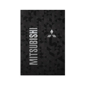 Обложка для паспорта матовая кожа с принтом Mitsubishi в Белгороде, натуральная матовая кожа | размер 19,3 х 13,7 см; прозрачные пластиковые крепления | mitsubishi | авто | автомобиль | лого | логотип | митсубиси | митсубиши | текстура