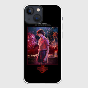 Чехол для iPhone 13 mini с принтом Mike Stranger Things 3 в Белгороде,  |  | 11 | 3 | dustin | eleven | lucas | mike | netflix | stranger | things | дастин | дела | крайне | лукас | майк | нетфликс | новый | оди | одиннадцать | очень | сезон | события | странные