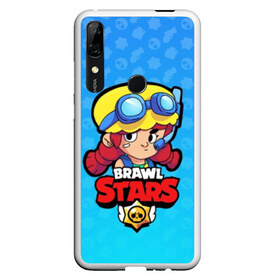 Чехол для Honor P Smart Z с принтом Jessie - BRAWL STARS в Белгороде, Силикон | Область печати: задняя сторона чехла, без боковых панелей | brawl | bull | colt | crow | el primo | game | games | jessie | leon | moba | online | penny | poco | shelly | spike | star | stars | wanted | брав | бравл | браво | звезда | звезды | игра | игры | лого | моба | онлайн | старс