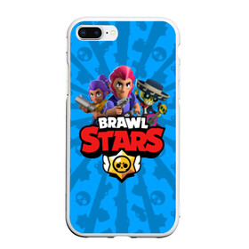 Чехол для iPhone 7Plus/8 Plus матовый с принтом BRAWL STARS в Белгороде, Силикон | Область печати: задняя сторона чехла, без боковых панелей | android | brawl stars | bull | colt | games | mobile game | stars | берли | бо | брок | ворон | джесси | динамайк | дэррил | игры | кольт | леон | мобильные игры | мортис | нита | пайпер | пенни | поко | пэм | рикошет | спайк | тара | фрэн